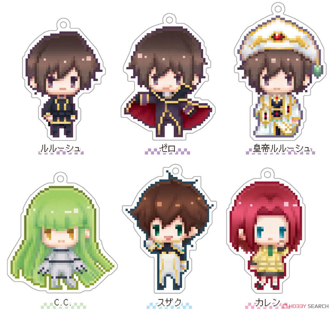 【コードギアス】アクリルスタンド　アクリルキーホルダー　4点セット　ルルーシュ Amazon.co.jp: コードギアス 反逆のルルーシュ C.C. アクリル