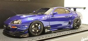 Toyota Supra (JZA80) RZ Blue (ミニカー)