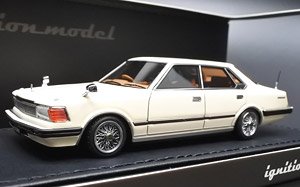 Nissan Cedric (P430) 4Door Hardtop 280E Brougham White ※Wire-Wheel (ミニカー)