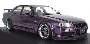 Nissan Skyline 25GT Turbo (ER34) Midnight Purple (ミニカー)