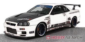 TOP SECRET GT-R (BNR34) White (ミニカー) - ホビーサーチ ミニカー