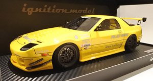 Mazda RX-7 (FC3S) RE Amemiya Yellow (ミニカー)