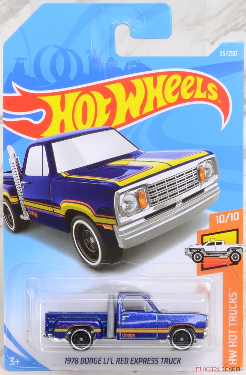 Blau Hot Wheels 2019-1978 DODGE LI'L RED EXPRESS TRUCK - Hot Trucks 10/10 