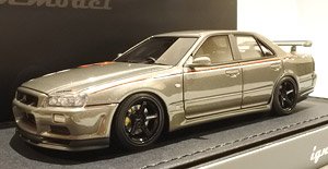 Nissan Skyline 25GT Turbo (ER34) Gun Metallic (ミニカー)
