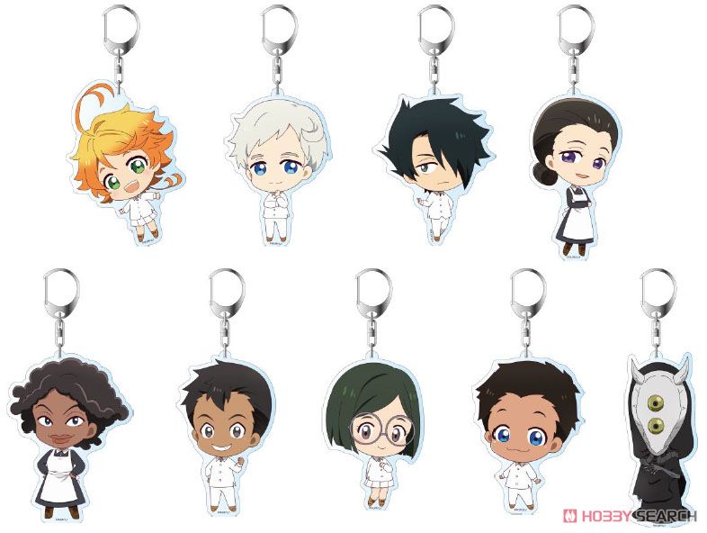 約束のネバーランド　ぴたでふぉめキーホルダー ぴた！でふぉめ 約束のネバーランド アクリルキーホルダー Vol.3