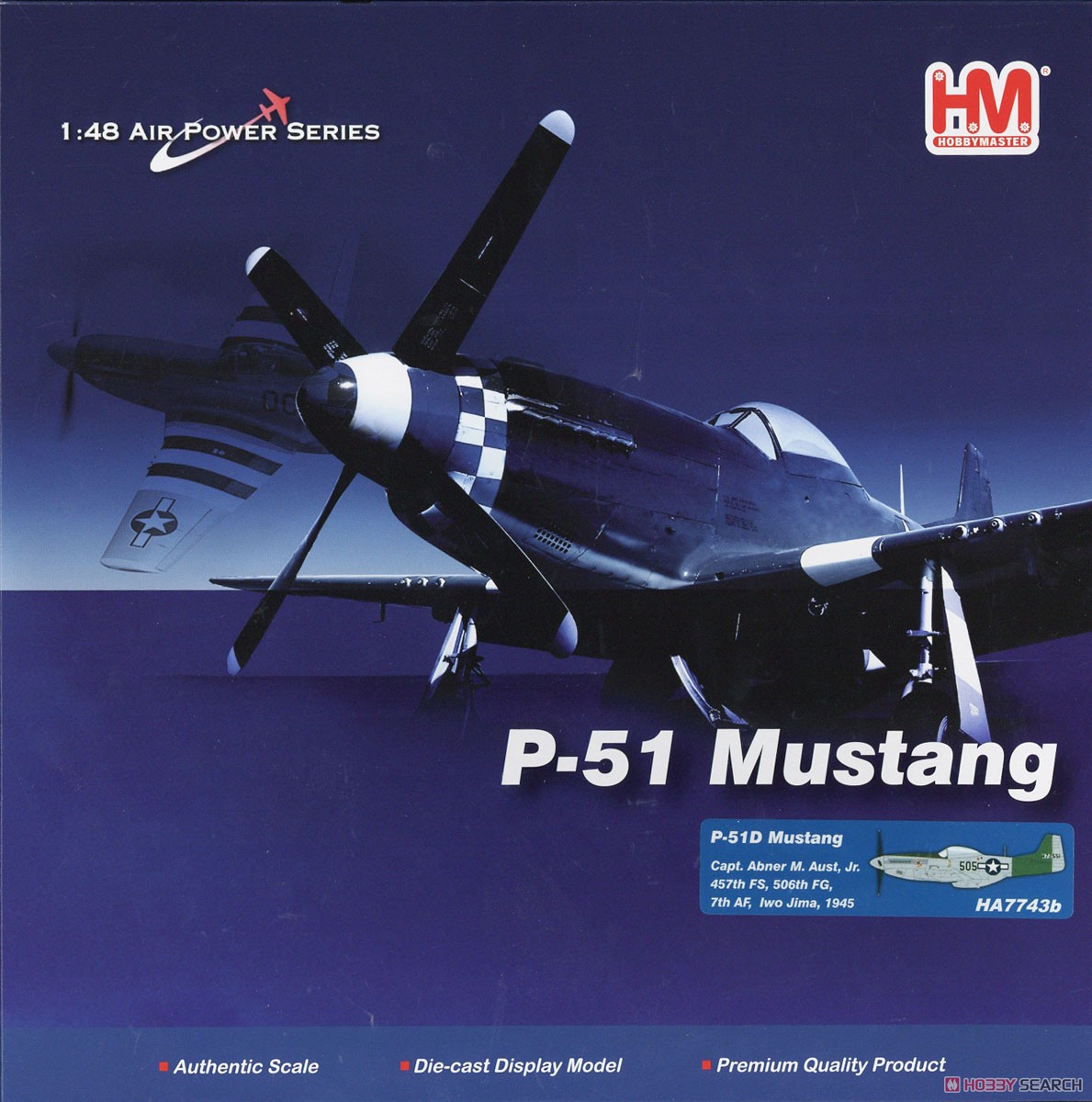 P-51D Mustang `Iwo Jima 1945` (Pre-built Aircraft) Package1