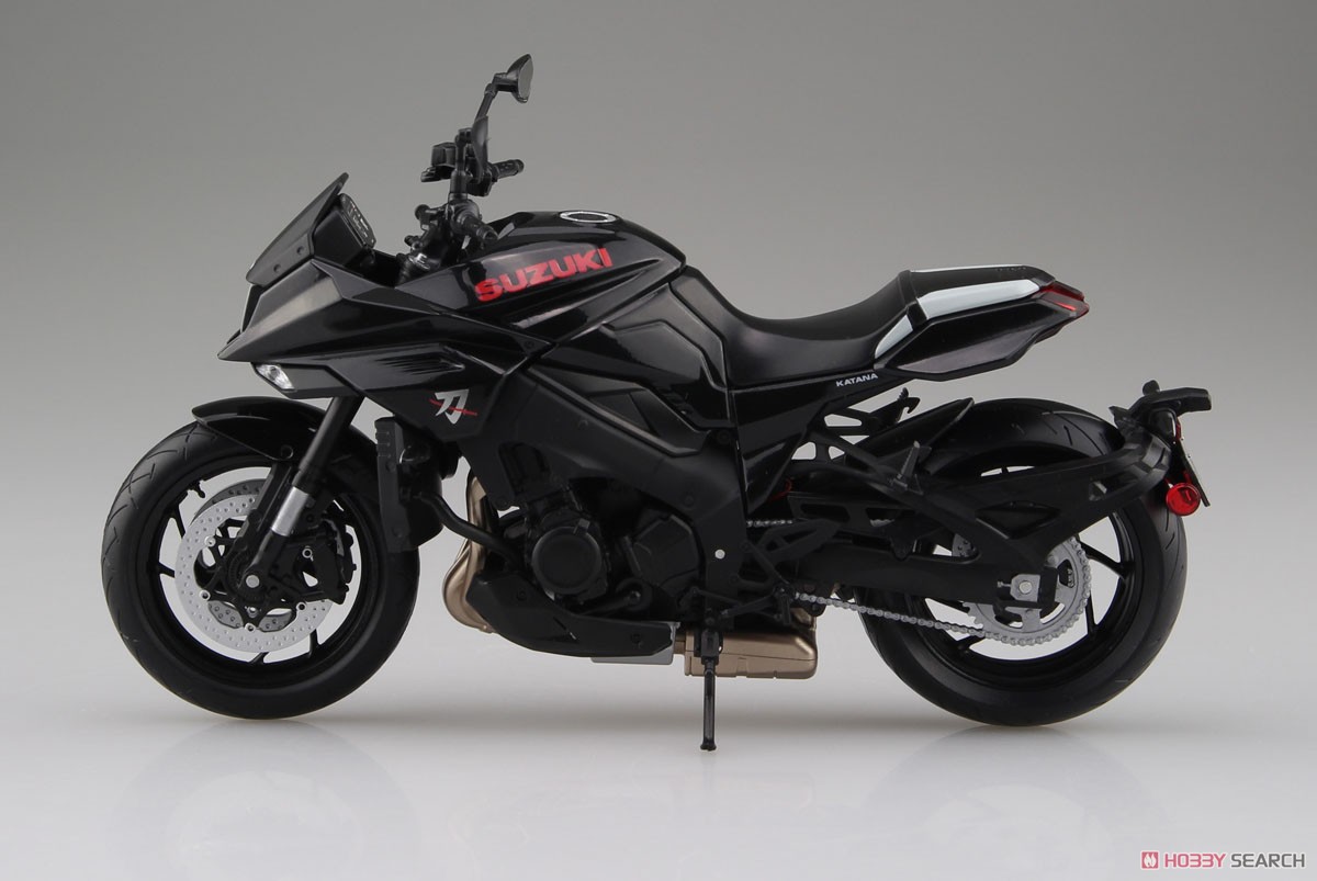 Suzuki GSX-S1000S Katana Glass Sparkle Black (Diecast Car