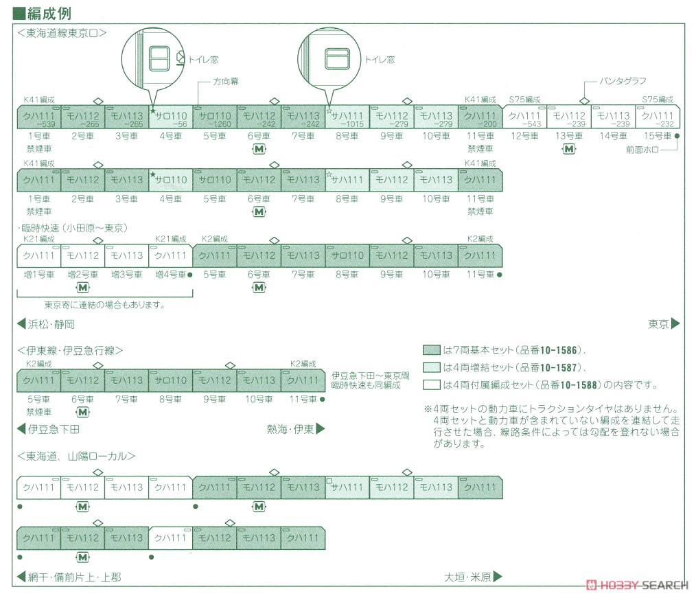 Series 113 Shonan Color Standard Seven Car Set (Basic 7-Car Set) (Model Train) About item2