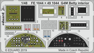 三菱 一式陸上攻撃機 11型 内装エッチングパーツ (タミヤ用) (プラモデル)