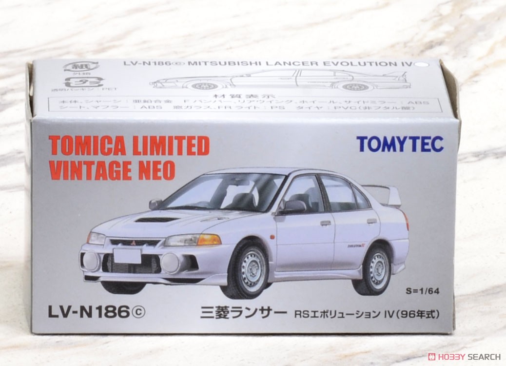 TLV-N186c 三菱 ランサー RS エボリューションIV (白) (ミニカー