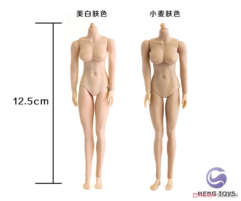 Female Base Model Seamless Steel Skeleton Joint Tan Small Bust (Fashion Doll) その他の画像1