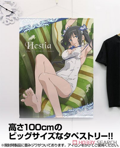 Is It Wrong to Try to Pick Up Girls in a Dungeon? II Hestia 100cm Tapestry (Anime Toy) その他の画像1