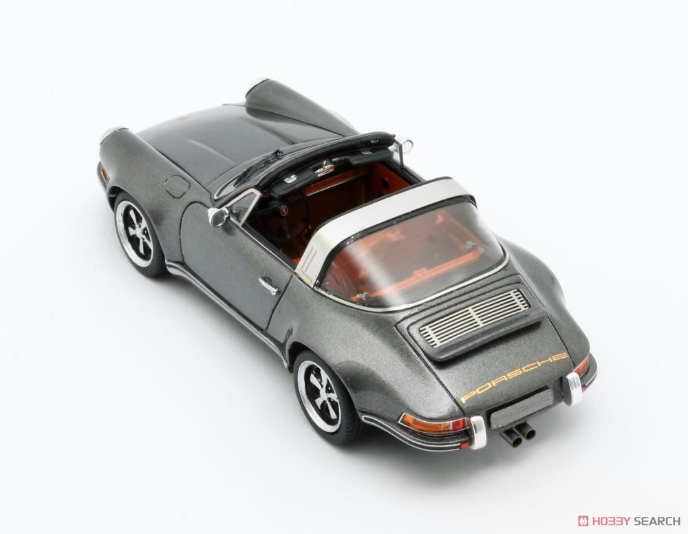 ポルシェ 911 シルバーミニカー シンガー ポルシェ 911 タルガ グレー (ミニカー) - ホビー