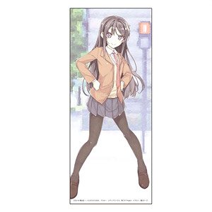 Rascal Does Not Dream of Bunny Girl Senpai Mini Flag Mai Sakurajima Original Uniform (Anime Toy)