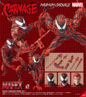 Mafex No.118 Carnage (Comics Ver.) (Completed) - HobbySearch Anime 