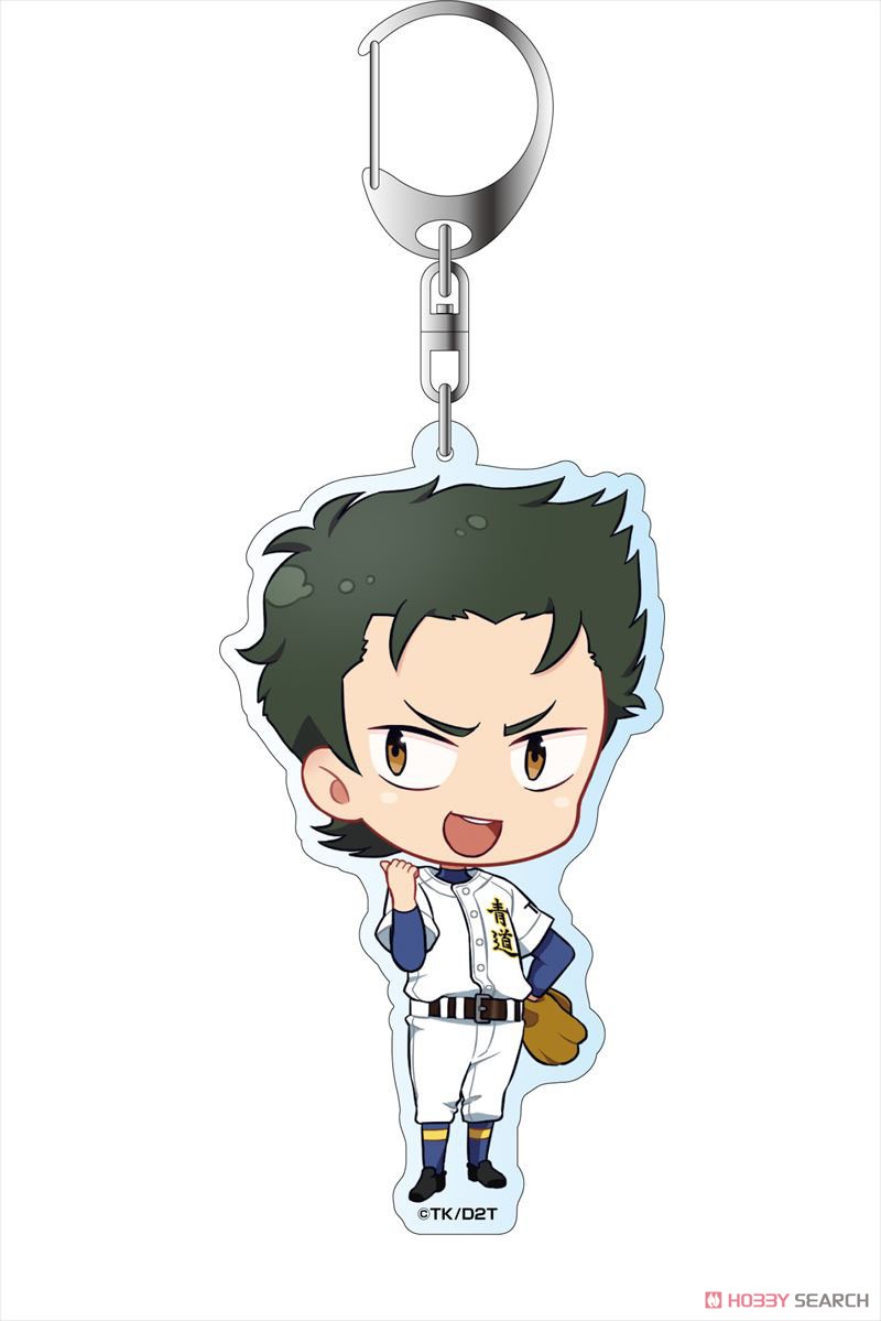 ダイヤのA 倉持洋一　アクリルスタンド　キーホルダー　まとめ ダイヤのA actⅡ - 描き下ろしイラスト 倉持洋一 玉座ver. BIG