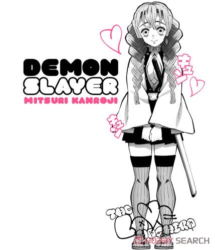 Demon Slayer: Kimetsu no Yaiba Love Pillar Mitsuri Kanroji T-Shirt White S (Anime Toy) 商品画像3