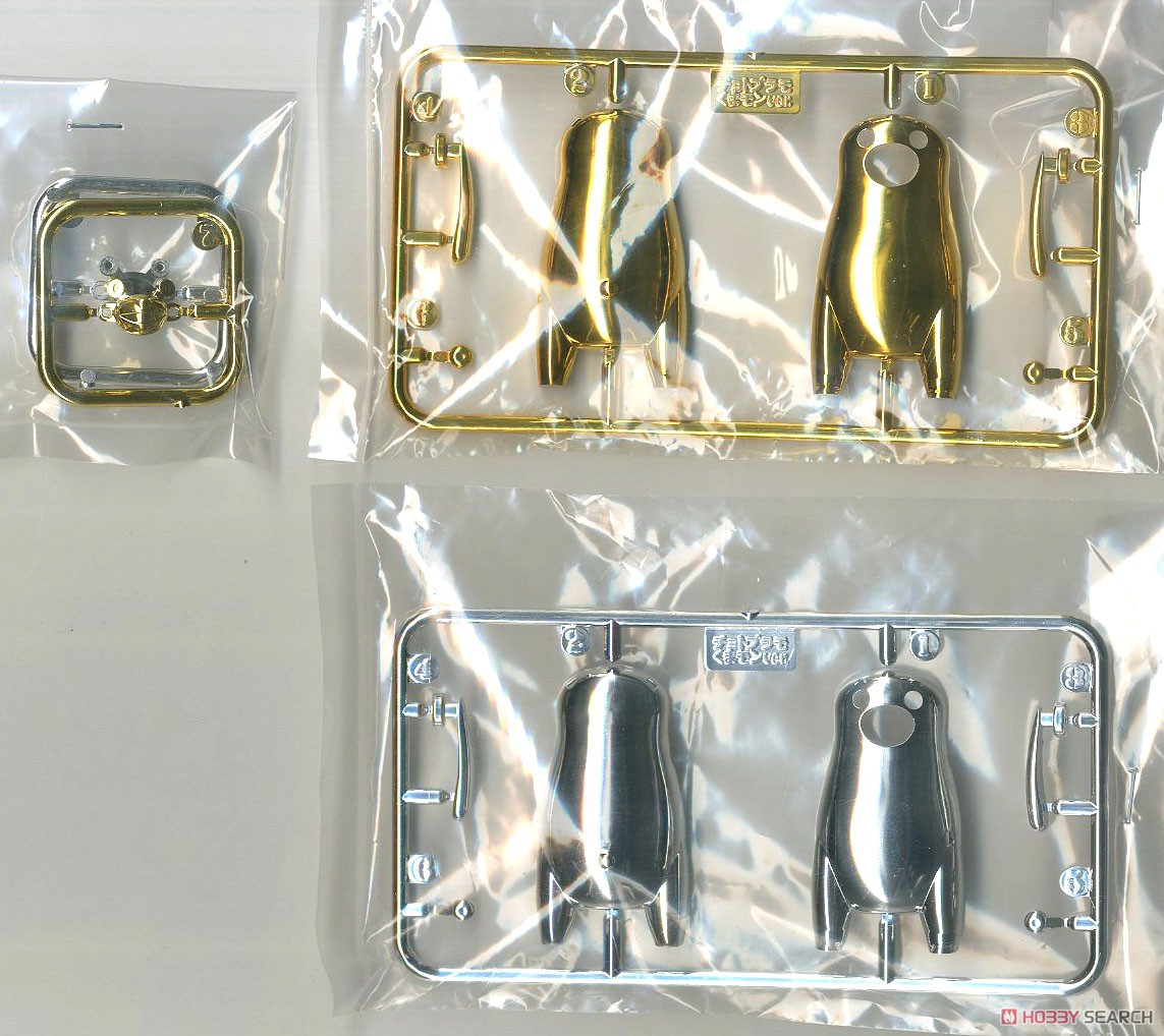 Choto Plamo Spin-Off Kumamon ver. Gold & Silver (Plastic model) 中身1