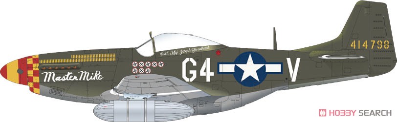 P-51D Mustang (Plastic model) 塗装2