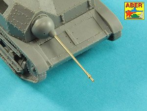 20mm Gun Barrel with Prototype Muzzle Brake for Nkm wz.38 FK-A Used on TKS Tankette (Plastic model)