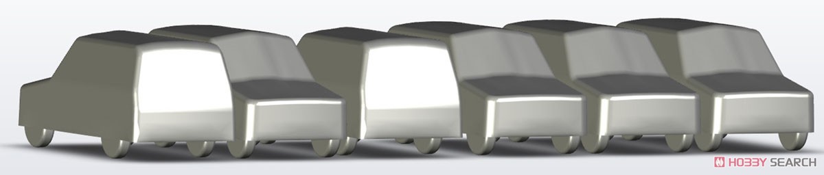 積載小型バン 6個セット (鉄道模型) その他の画像1