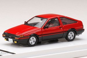 トヨタ スプリンター トレノ GT APEX (AE86) ハイフラッシュツートン (赤/黒) (ミニカー)