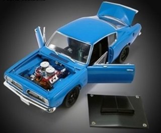 1:18 GMP//ACME Plymouth Hemi Cuda Street Fighter 1969 blue//flatblack