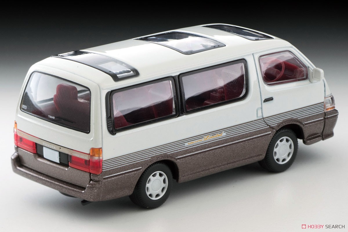 TLV-N208a ハイエース スーパーカスタムリミテッド (白/茶) (ミニカー) 商品画像2