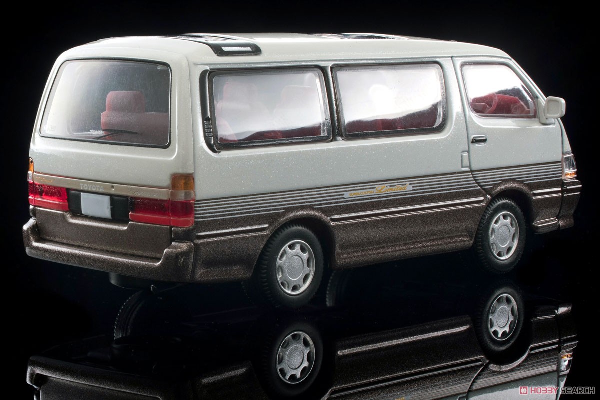 TLV-N208a ハイエース スーパーカスタムリミテッド (白/茶) (ミニカー) 商品画像8