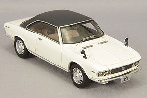 マツダ ルーチェ ロータリークーペ 1969年型 アイガーホワイト / レザートップ (ミニカー)
