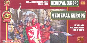 イタリア民兵 1260年～1392年 (24体・16ポーズ) (プラモデル)