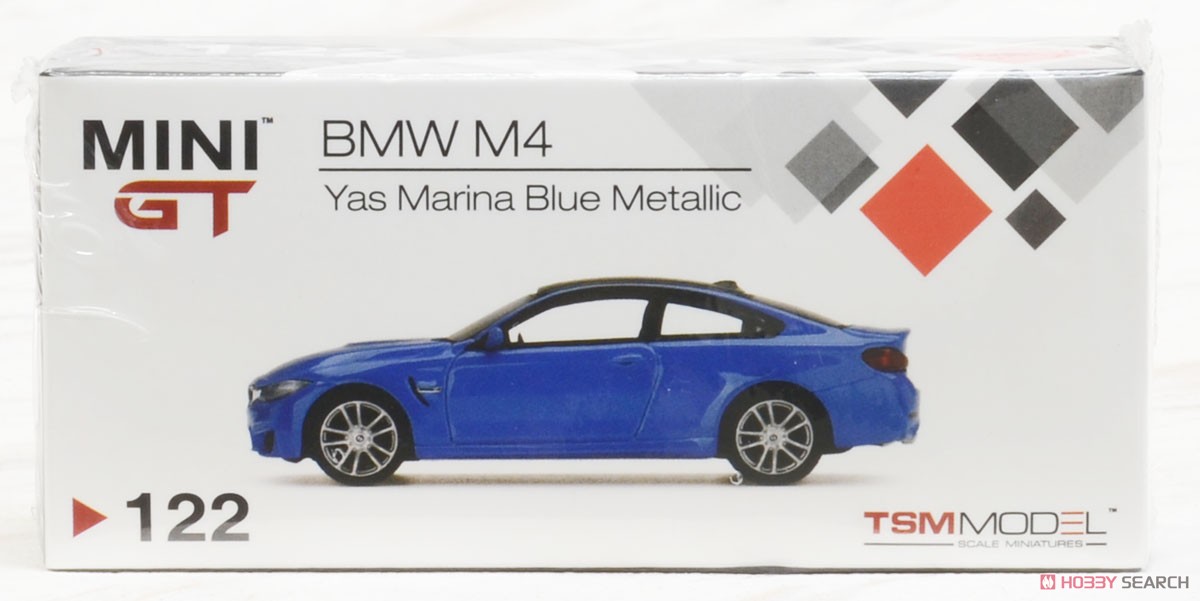 BMW M4 (F82) Yas Marina Blue Metallic (RHD) (Diecast Car) パッケージ1