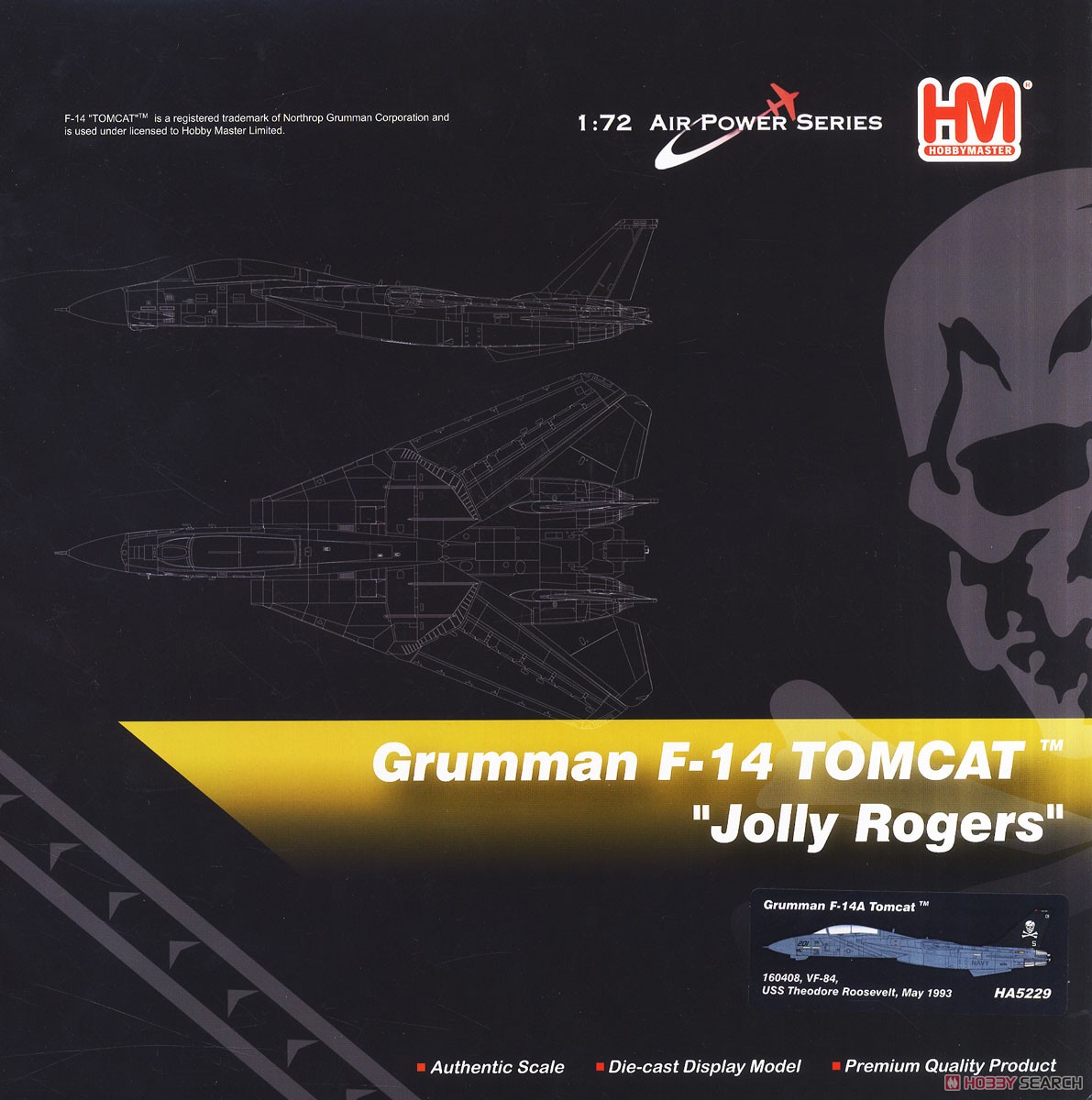 F-14A トムキャット `VF-84 ジョリーロジャース 1993` (完成品飛行機) パッケージ1