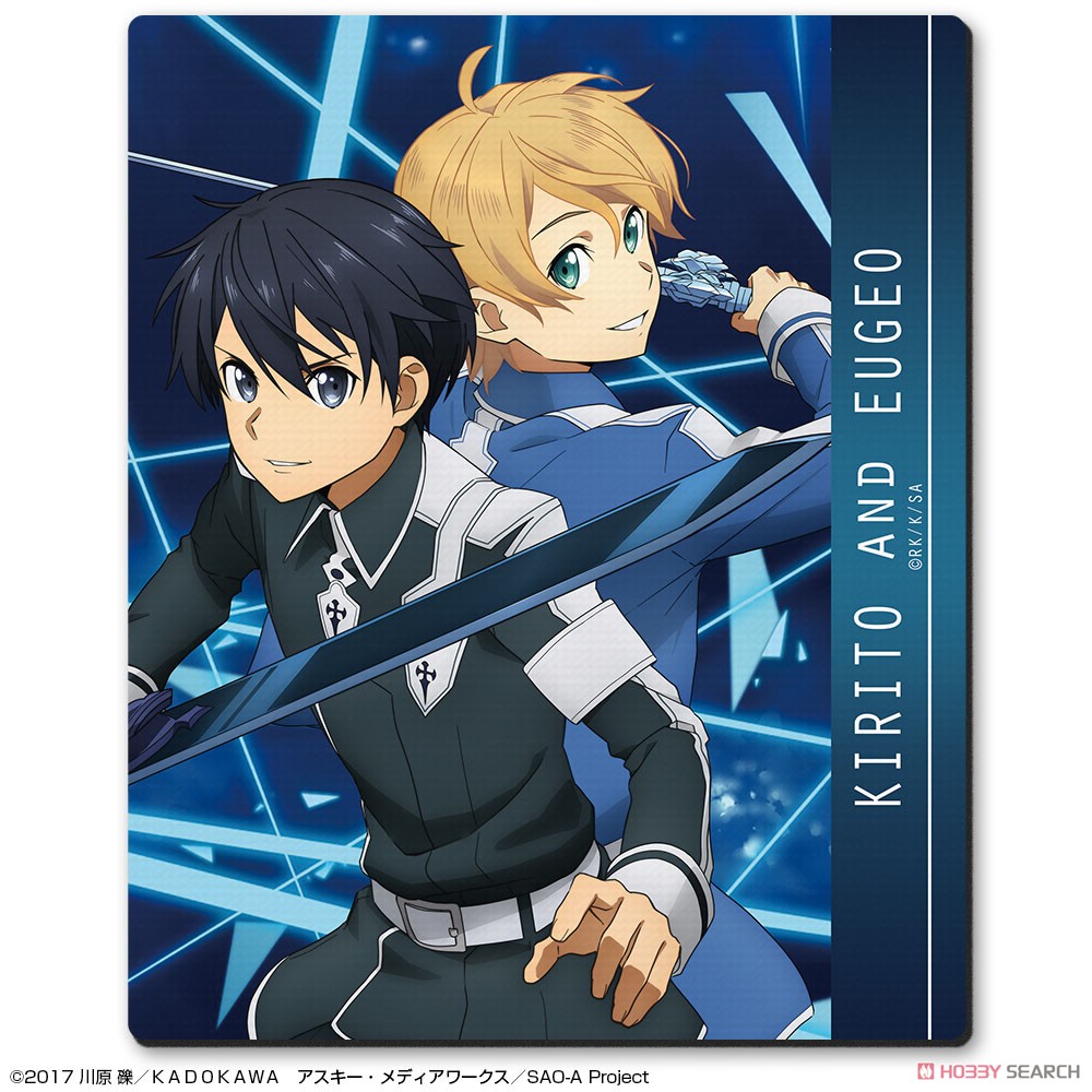 [Sword Art Online Alicization] Rubber Mouse Pad Design 01 (Kirito & Eugeo) (Anime Toy) 商品画像1