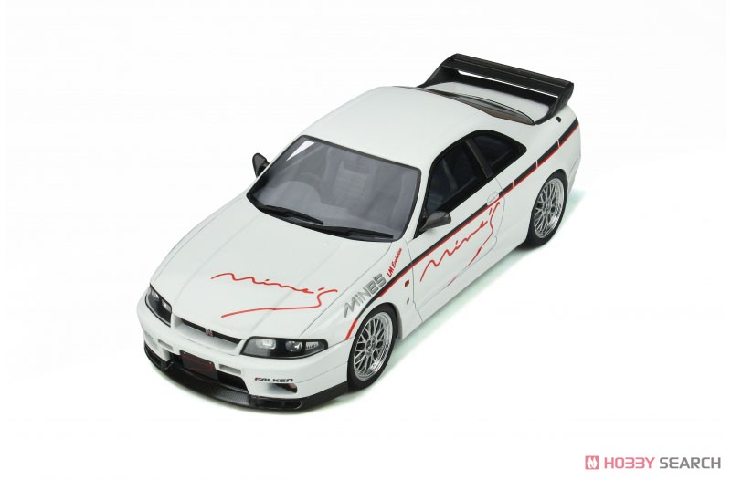 Nissan Skyline GT-R (BCNR33) ミニカー 日産 スカイライン GT-R (BCNR33) マインズ (ホワイト