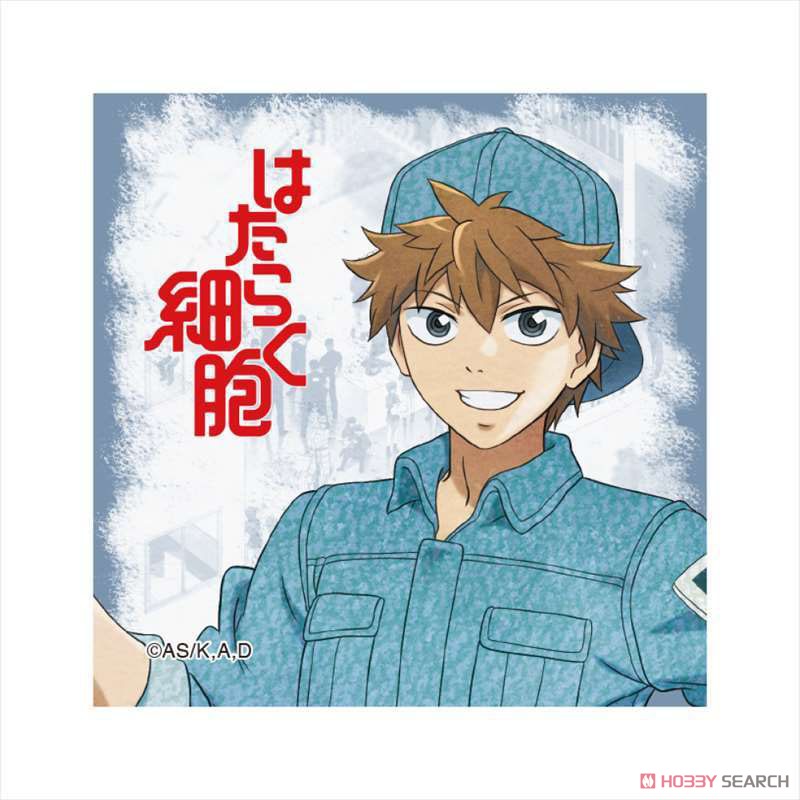 Cells At Work Square Can Badge B Cell Anime Toy Item Picture1