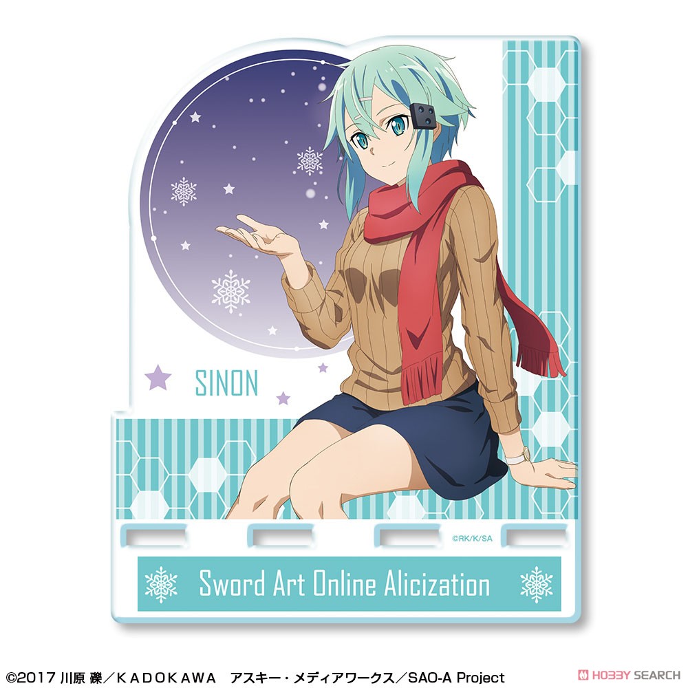 [Sword Art Online Alicization] Acrylic Smartphone Stand Design 06 (Sinon) (Anime Toy) 商品画像1