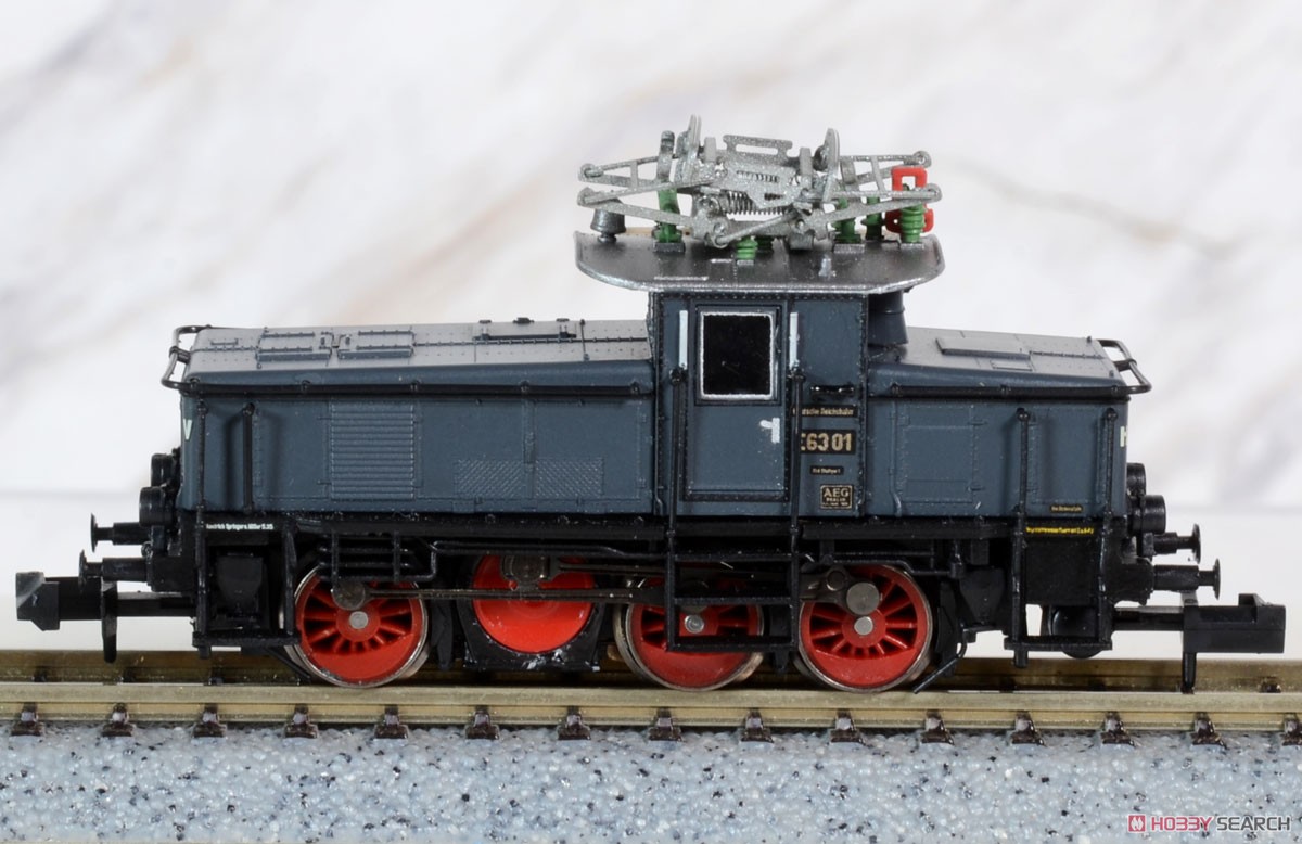 DRG ドイツ国有鉄道 E63型機関車 (グレー) Ep.II ★外国形モデル [E-Rangierlok E 63 01 DRG Ep. II grau-blau] (鉄道模型) 商品画像2