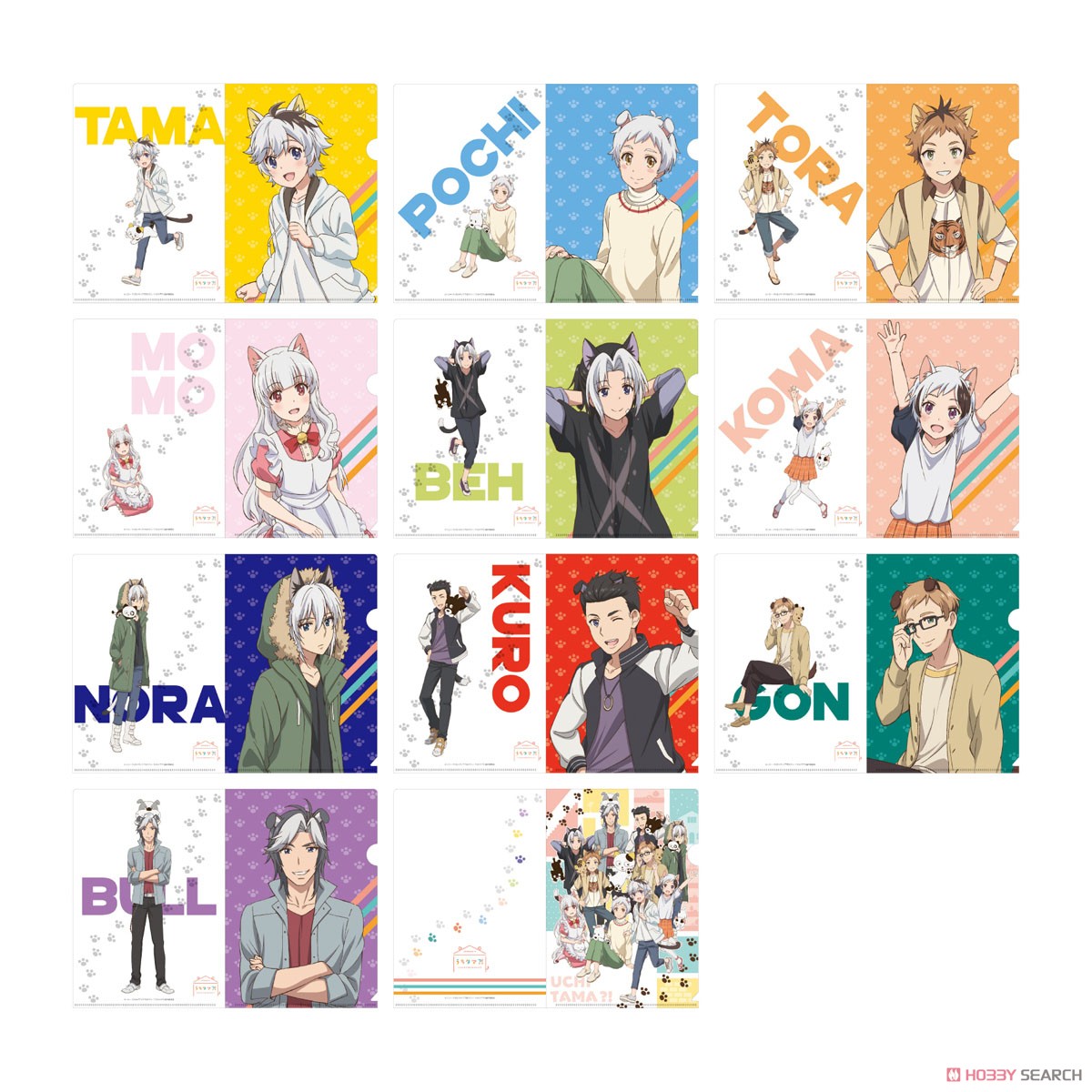 うちタマ?! ～うちのタマ知りませんか？～ トレーディングA5クリアファイル (11個セット) (キャラクターグッズ) 商品画像1