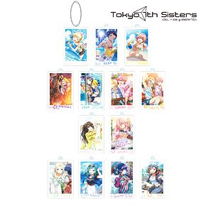 Tokyo 7th シスターズ トレーディング カードイラスト アクリルキーホルダー Ver B 13個セット キャラクターグッズ ホビーサーチ キャラクターグッズ