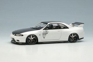 Garage Active Active R33 Gt R Wide Body Concept Pearl White Carbon Bonnet Diecast Car Hobbysearch Diecast Car Store