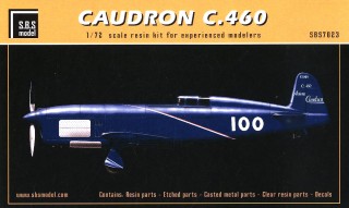 SBS Models 1/72 CAUDRON C.460 French Racing Plane 