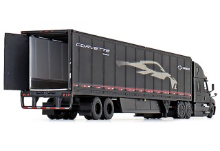 Freightliner Columbia High Roof Sleeper CAB With 53 Utility Dry Goods Trailer Di for sale online