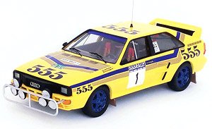 ミニカー　1/18 アウディ クアトロ A2 1986年香港-北京ラリー 優勝? Blomqvist Stig / Berglund Bruno #1 [4255] アウディ クアトロ A2 1986年香港-北京ラリー 優勝 #1 Blomqvist