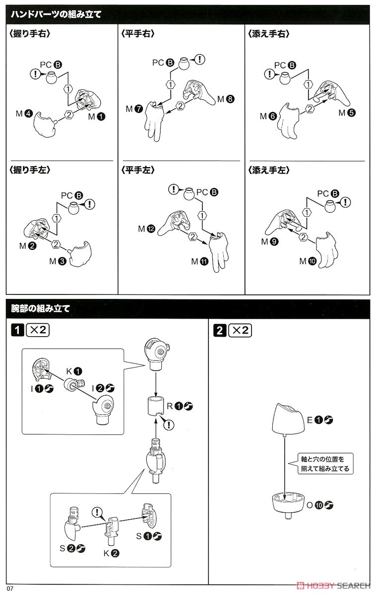 Mega Man X 4th Armor (Plastic model) Assembly guide4