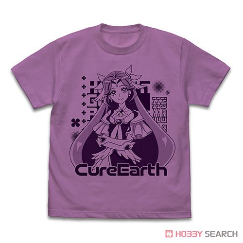 ヒーリングっど プリキュア キュアアース Tシャツ LAVENDER M
