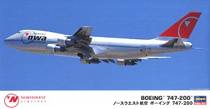 Northwest Airlines Boeing 747-200 (Plastic model)