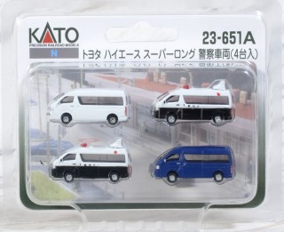 トヨタ ハイエース スーパーロング 警察車両 4台入 鉄道模型 ホビーサーチ 鉄道模型 N