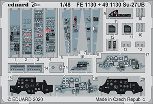 Zoom Etched Parts for Su-27UB (for Kitty Hawk) (Plastic model)