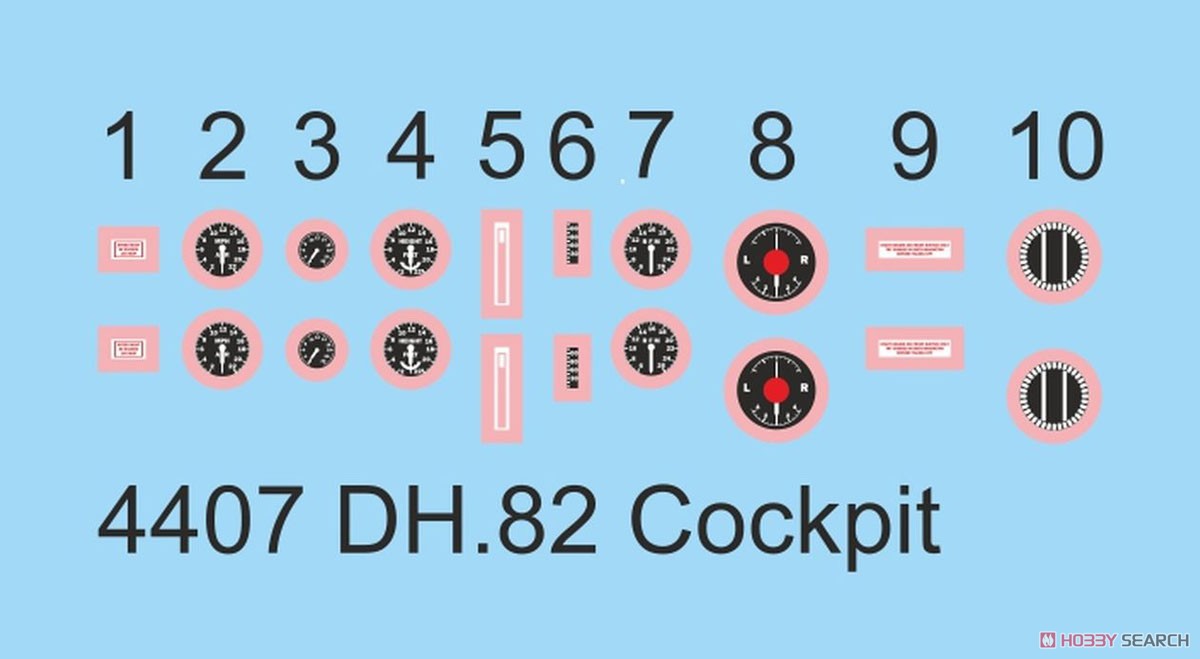 DH.82 タイガーモス コックピットセット (エアフィックス用) (プラモデル) その他の画像2